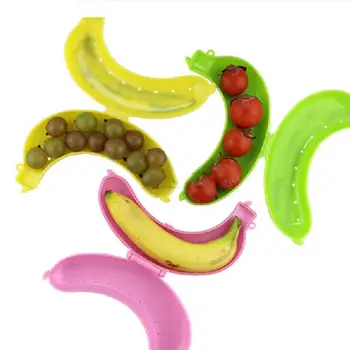 Сладък Банан Защитен Калъф За Контейнер Пътуване На Открито Обяд Титуляр За съхранение на Плодове Кутии Детски Контейнер за пренасяне на плодове Титуляр за шоколадови бонбони