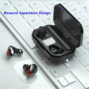 Слушалки HD Bluetooth с Микрофон Led Дисплей ушите Слушалки 9D HiFi Стерео Звук намаляване на шума Безжични Слушалки