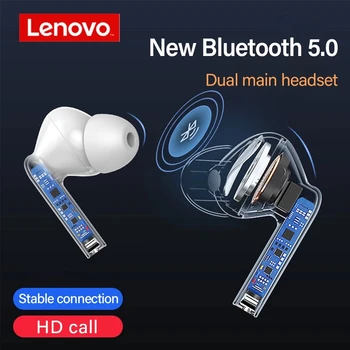 Слушалки Lenovo Bluetooth 5.0 Безжични Слушалки XT90 TWS с докосване Мини слушалки Спортни Слушалки Водоустойчивост IPX5 тапи за уши