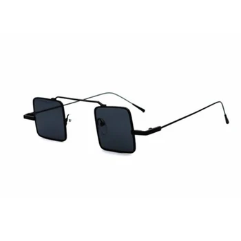 Слънчеви очила Дамски 2019 Поляризирани квадратни Слънчеви очила за жени в малка рамка Реколта Ретро огледални слънчеви очила с лилави Зелени слънчеви очила