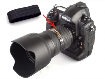Снимка За Nikon AF-S Nikkor 24-70 mm f/2.8 G ED Обектив САМ Ремонтни Студийни комплекти Пръстен за увеличаване на Гумената Капачка на Дубликат Част