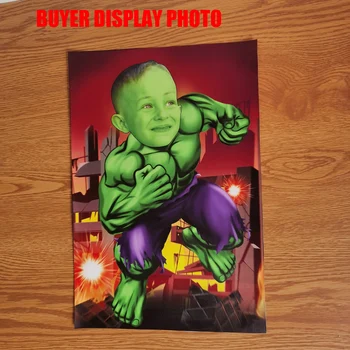 Снимка на Marvel на стената Изкуство Raider Плакат Картина Супергерой Лични снимки за поръчка На Печат върху платно Арт Декор на детска стая Подарък