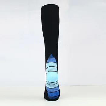 Спортни чорапи компресия чорапи колоездене мтб бягане футбол найлон дълги модни шарени баскетболни чорапи за мъже и жени