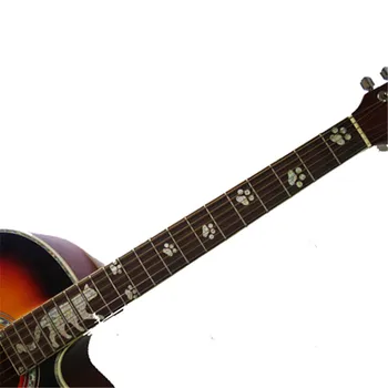 Стикер с инкрустация на китара във формата на котка Стикер на китара бас-начин на китара fretboard