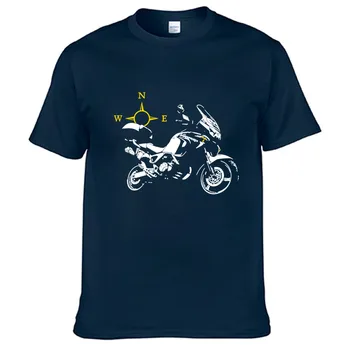 Страхотна тениска на Honda XL1000V Varadero Велосипед, Мотоциклет Лятна Мъжка женска Тениска от 100 памук с къс ръкав Потник с Тениска