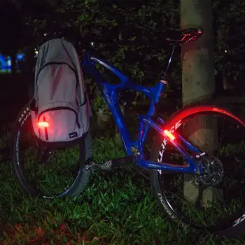 Супер Ярки LED Задна Светлина на Велосипеда, USB Зареждане на МТВ Велосипед Задна Светлина Каска, Раница Клип Сигнална Лампа Велосипедна Сигналната Лампа за Сигурност