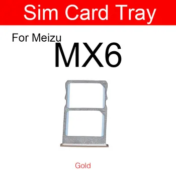 Тава за sim карта за Meizu MX5 MX6 M685H M685Q четец за SIM-карта SD Притежателя на Слота за карти, Адаптери за Подмяна на Резервни Части