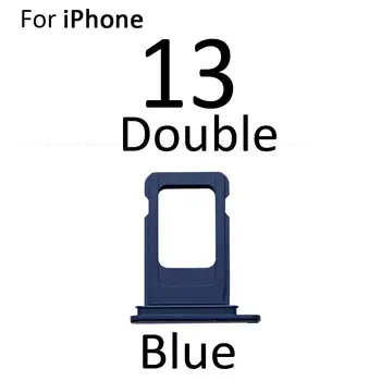 Тава за Sim-карти Жак Слот За Четене Адаптер За iPhone 13 mini 13 Притежател на Карта Micro SD Конектор Контейнер за Резервни Части