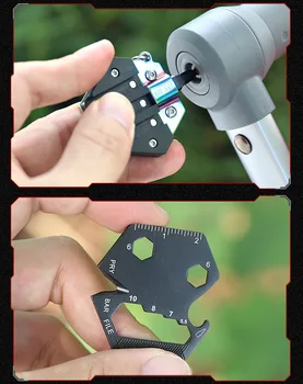 Творчески Инструменти 2.0 Обновен Нож за Монети Мултифункционален Открит Мини Джобен Нож EDC Портативен Преносим Приспособление