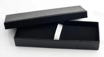 Твърда картонена висококачествена кутия за писалки Опаковка черен Син Червен Калъф за химикалки в Кутия за подаръци, канцеларски материали, Ученически принадлежности Подарък кутия