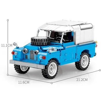 Технически Класически блок MOC Модел автомобил Тухли Land Rover Defender Отстъпи Колекция от Автомобилни Играчки Коледен подарък