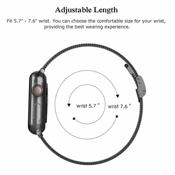 Тънка Каишка за часовник Apple Watch Band 7/6/5/4/3/2/1 41 мм 40 мм, 38 мм, Метални панти за гривната 45 мм 44 мм 42 мм и Каишка за часовник