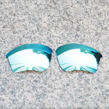 Търговия на едро Поляризирани Подсилени Сменяеми Лещи E. O. S за слънчеви очила Oakley Half Яке XLJ - Синьо ледено студена Поляризованное Огледало