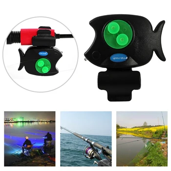 Умен Нощен Аларма за риболов високо-чувствителен Електронен LED индикатор за риболов на шаран, Предупреждение за ухапване на морската разходка с лодка, Риболовни принадлежности, Инструменти
