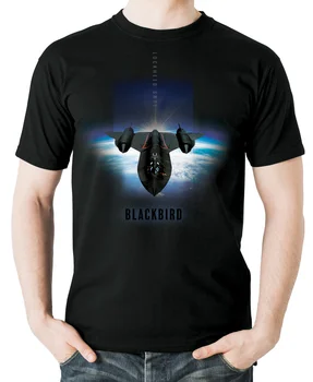 Уникална тениска SR71 Black Bird с разведывательным самолет на авиационную тема. Годишно в памучна мъжка Тениска с къс Ръкав и кръгло Деколте, Новата S-3XL
