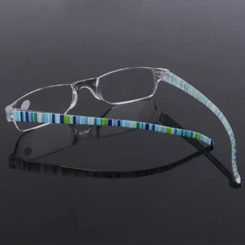 Унисекс Шарени Очила за четене с прозрачни лещи от смола, очила за старческо за мъже и жени +1,0~+4,0 Нова мода 2020