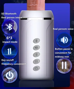 Управление на Bluetooth Прикрепен Автоматична Растягивающаяся Секс-Машина Голям Вибратор Вибратор G-точков Масажор Жените Мастурбацията Секс Играчки За жени
