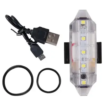 Фарове за планински велосипеди Задна светлина за езда USB зареждане на Мотора Отзад Задна светлина Колоездене Задни Сигнален Фенер Сигурност Аксесоари за велосипеди