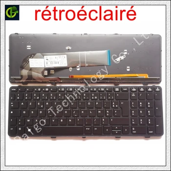 Френска клавиатура Azerty с подсветка за HP probook NSK-CQASV 9Z.N9KSV.A0F 736648-051 738696-051 721953-051 727682-051 728918-051 FR