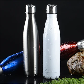 Хубава Термос с двустенни Термос с вакуумна изолация Златна Бутилка за вода От Неръждаема стомана Преносими Спортни Подаръчни Чаши без BPA