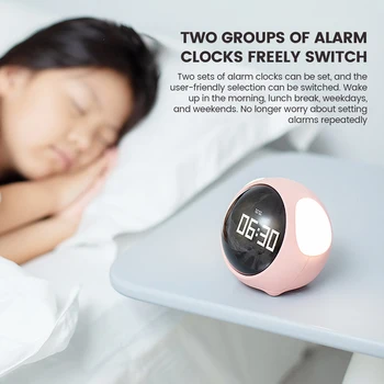 Хубаво Израз Alarm Clock Многофункционален Нощни Гласово Управление На Нощно Повторение Срещу Заплащане Детски Будилник
