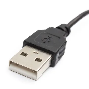 Цената на едро е най-Добрата промоция 1 M USB-Порт До 5,5 х 2.1 mm 5 В dc Жак за Свързване на захранващия Кабел Черен За продажба