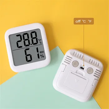Цифров Термометър, Влагомер Всекидневна, Детска Стая, LCD Дисплей Измерване на Температура И Влажност на въздуха Сензор