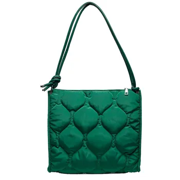 Чанти За рамо За жени Ежедневна Чанта Мода Голям Капацитет Надолу Зимни Нови Меки Дамски Чанти, Пътни Чанти, за да купувачи