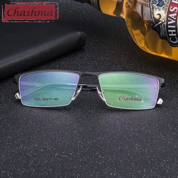 Чашма Марка За мъже Титанов Оптични Очила са Модерни за господа Очила с полукръгла рамки в рецепта за мъжки рамки за очила