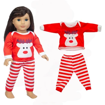 Червен Коледен костюм е подходящ за американската момичета от 18 инча американската момиче кукла Александър кукла дрехи и аксесоари за кукли най-добрият подарък