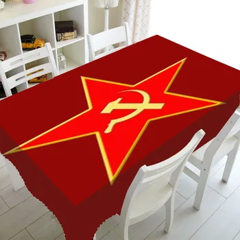 Червената Съветска Социалистическа Република Флаг на СССР Рожден Ден Начало Декор Комунизма чук Чук Покривка Покривка на Капака на Правоъгълник