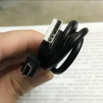 Черен Дължина 80/100 см Кабели За Пренос на Данни USB 2.0 Съединители За 5Pin Mini USB Кабел, Адаптер За Зареждане, Кабел За Пренос на Данни