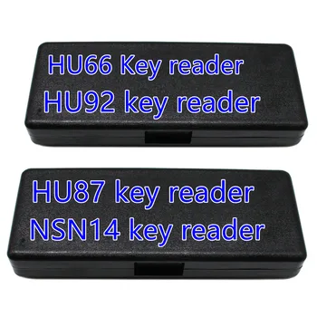 черна кутия Лиши 2 в 1 HU66 HU92 HU87 NSN14 четец на ключове шлосерски инструмент за автомобилни ключове