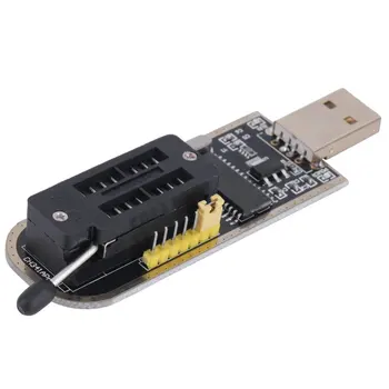 Черно и жълто 25 Серии SPI 24 EEPROM CH341A BIOS Писател Маршрута LCD USB Флаш Програмист Просто Удобно управление