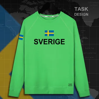 Швеция Sverige Шведски шведът SE SWE мъжки hoody с качулка, блузи, пуловери мъжки hoody тънка нова градинска облекло потници спортен костюм
