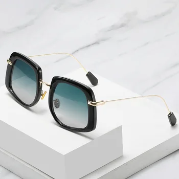 ШОН Ретро Многоъгълник Квадратни Дамски Слънчеви очила Модерен очила цвят на Бонбони Нюанси UV400 Марка дизайнер на Мъжки жълти розови очила