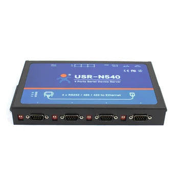 ЮЕСАР-N540 4-портов Сървър сериен RS232 RS485 RS422 Сериен Мрежова IP конвертор Ethernet RJ-45 TCP IP UDP Промишлен Модул