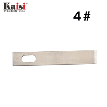 Kaisi 4# 6# 12# 10 бр./компл. Прецизионное Стоманен Нож Гравиране на плавателни съдове, Скулптура от Нож Скалпел Режещ Инструмент за ремонт на печатни платки
