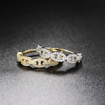 Злато Сребро Цвят Просто Богемное пръстен в стил Бохо с скъпоценния камък Циркон за жени Сватба сватбени Модни бижута 2022 Нова