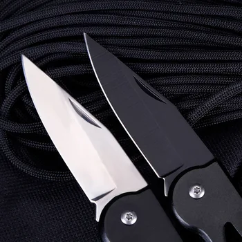 Сгъваем Нож Мултифункционален Открит Тактически Ножове За Оцеляване Джобен Нож за отваряне на Писма Нож за плодове Ключодържател Карабина Мини-Пилинг